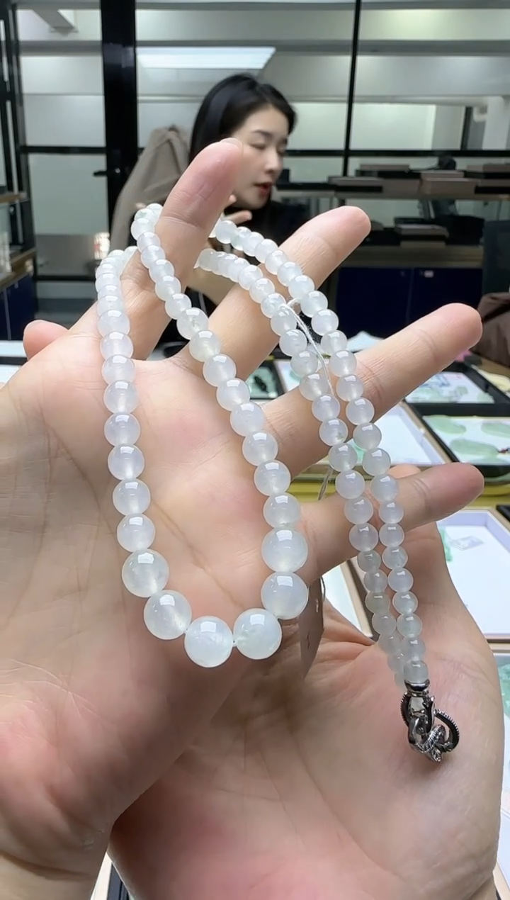 【闪购商品】翡翠颈饰未镶嵌塔链