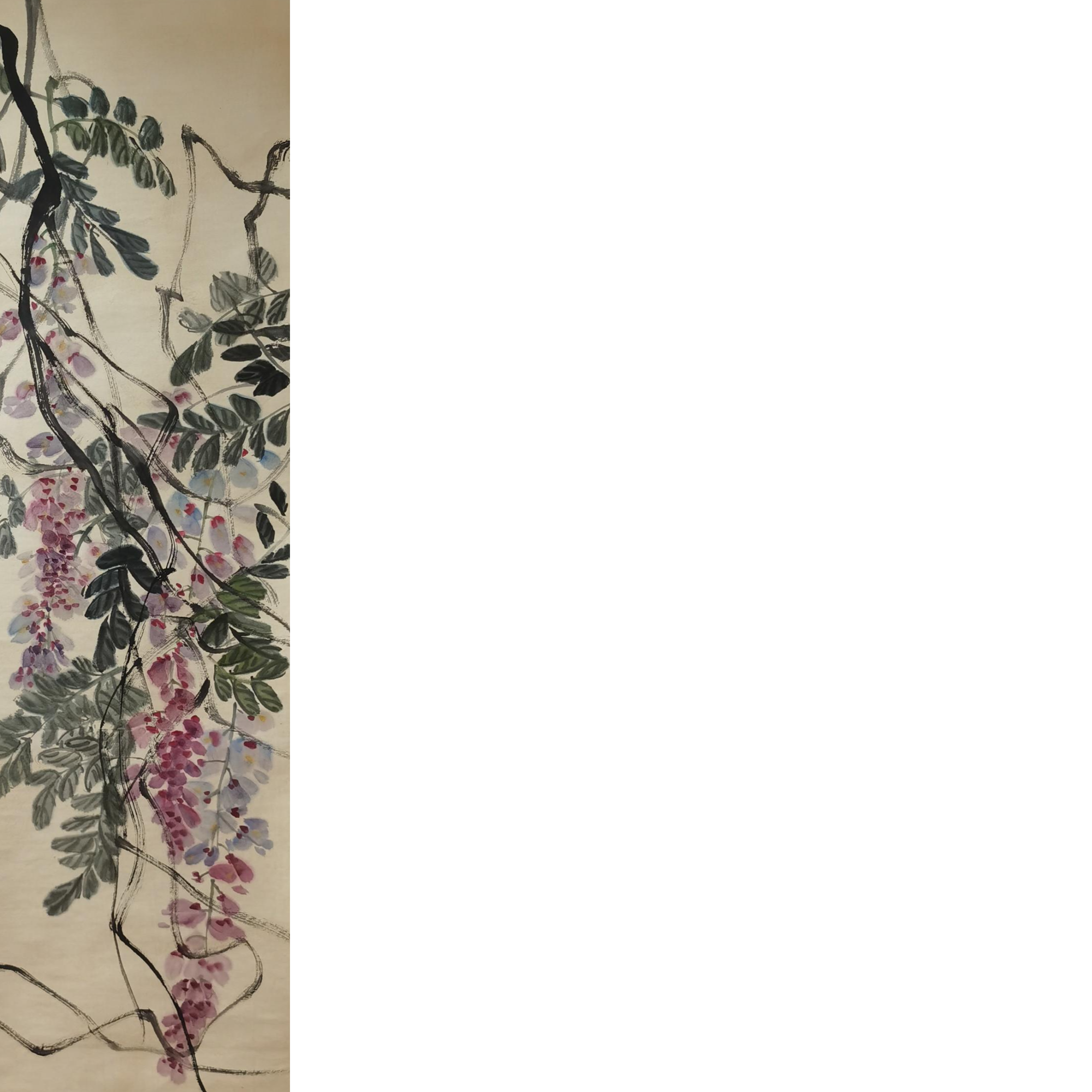 【辽拍】V250709-2-267《花卉》（5平尺) 纸本镜片 DD18