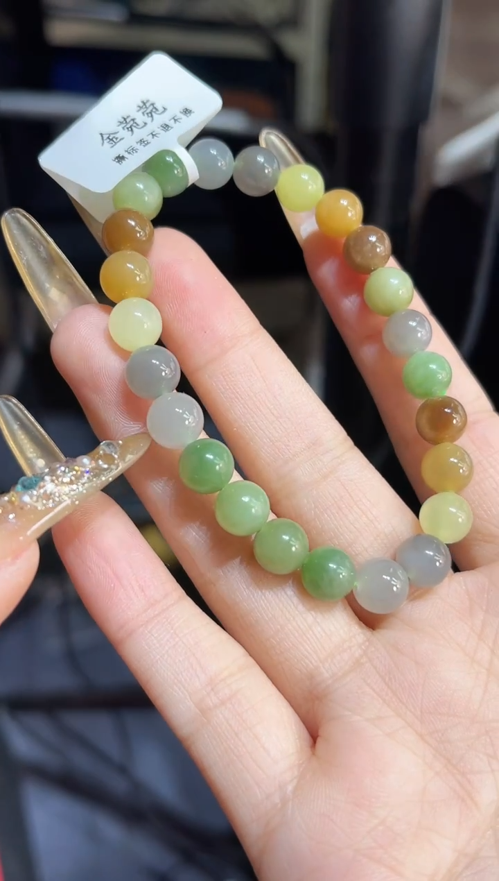 未镶嵌手链和田玉多样性发其一孤品默认微瑕