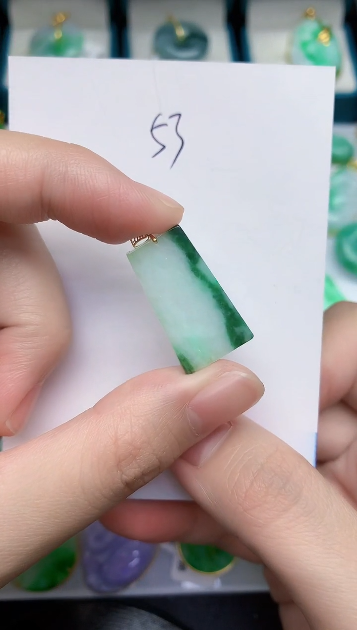 【闪购商品】翡翠颈饰18K金镶嵌000000000