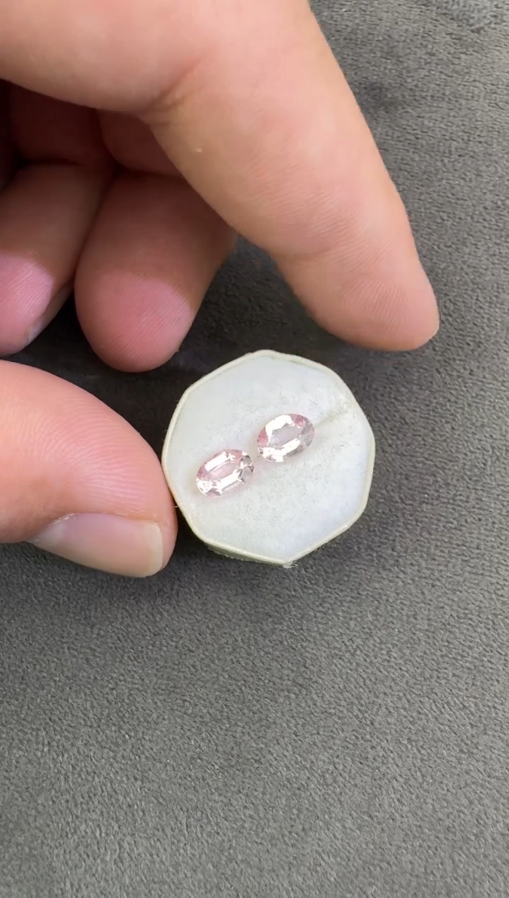 【闪购商品】碧玺珠宝奇石未镶嵌一对