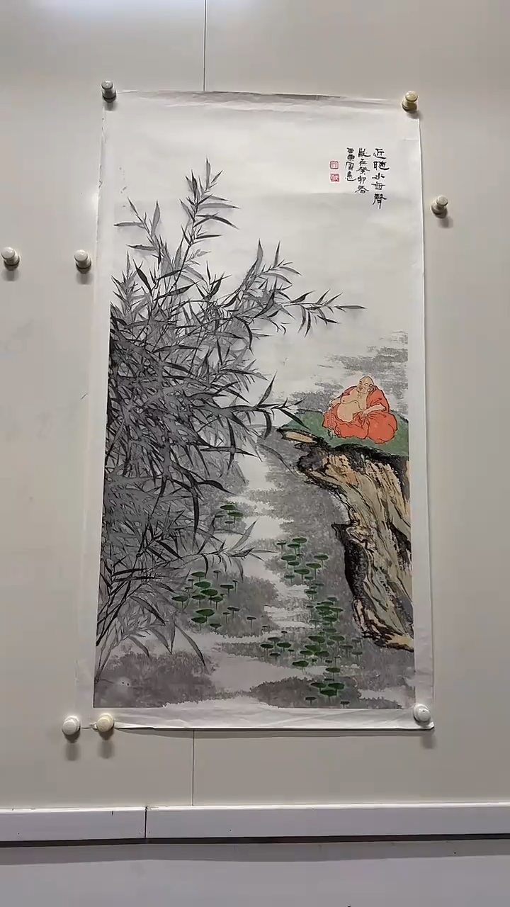国画徐老师亚东老师绘画作品-8平尺山水