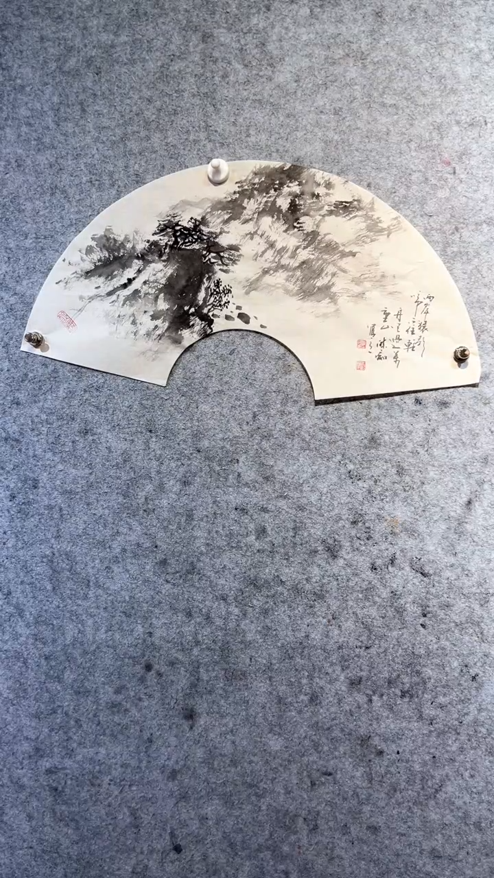 国画吹****茶张自学水墨国画43