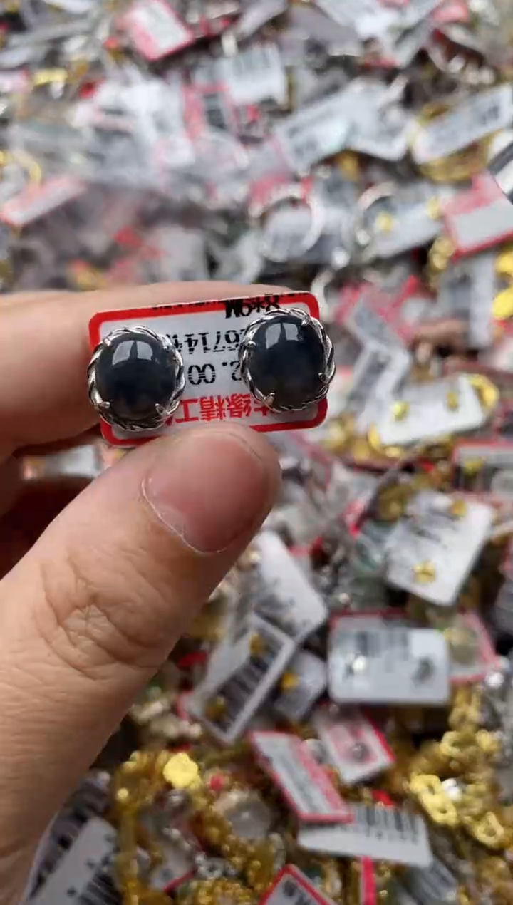 【闪购商品】翡翠戒指银S925镶嵌66666---3