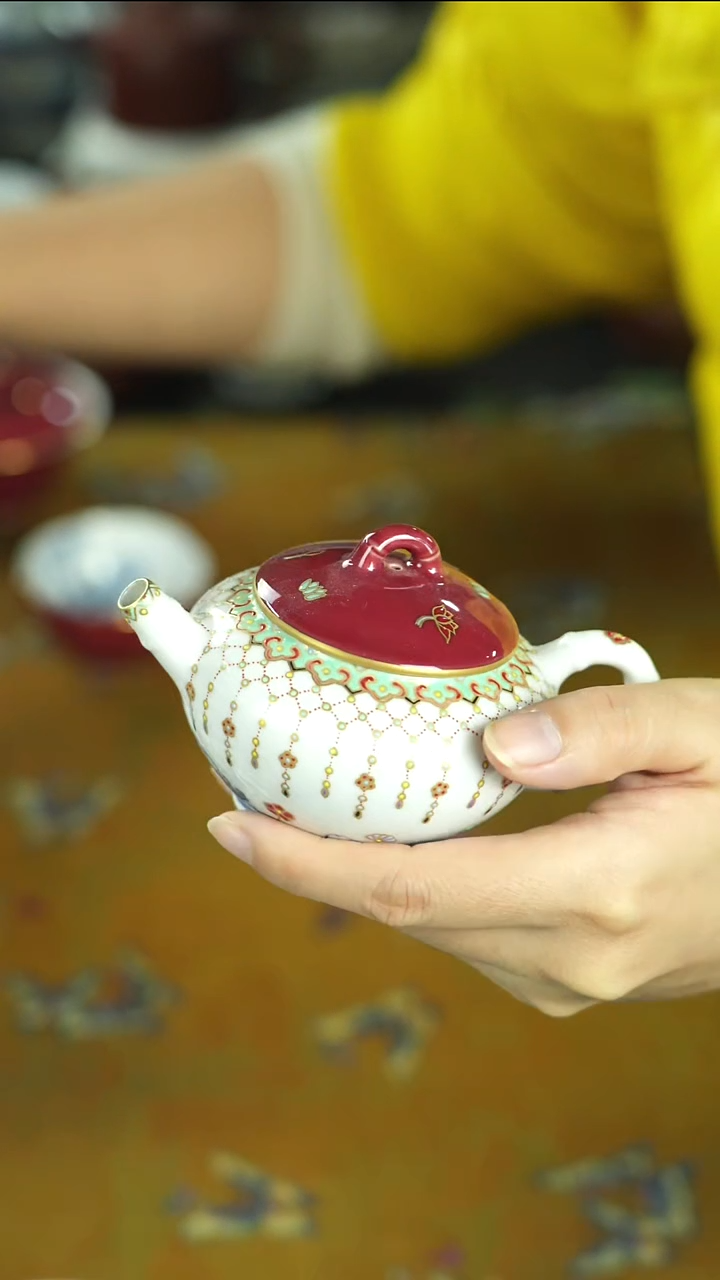 炸茶具 天冷了 围炉煮茶中~~