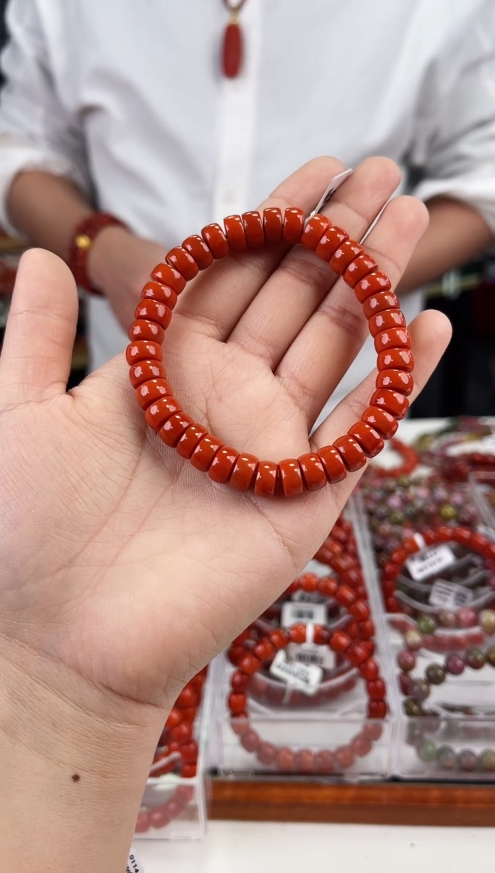 【闪购商品】南红玛瑙保山隔片手串9+未镶嵌一个/条