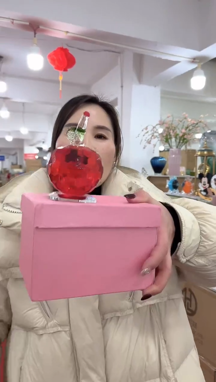 【闪购商品】无铅玻璃美全花器-j-13早