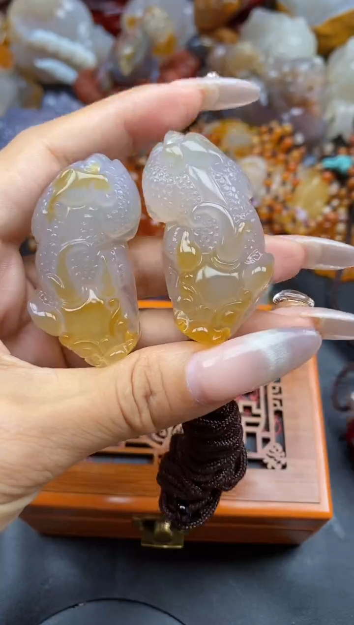 【闪购商品】玛瑙/玉髓颈饰未镶嵌ll