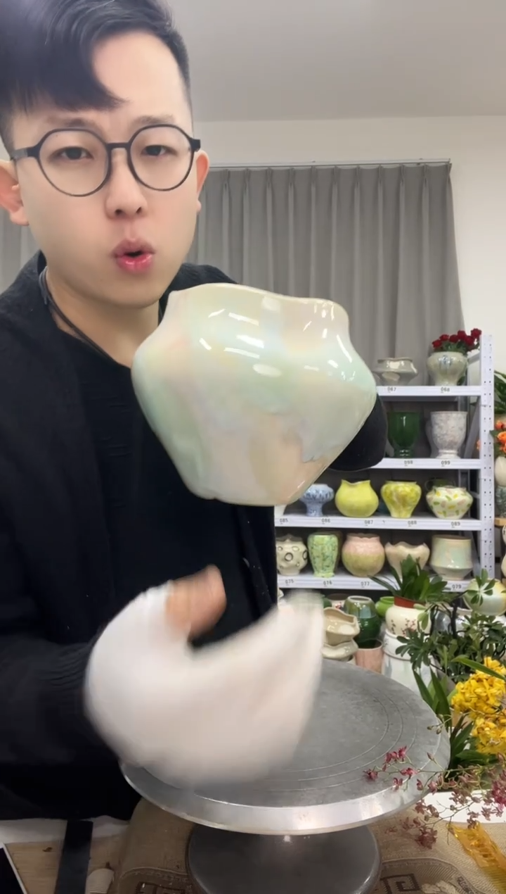 12.25陶瓷花盆直播链接高.      口1114