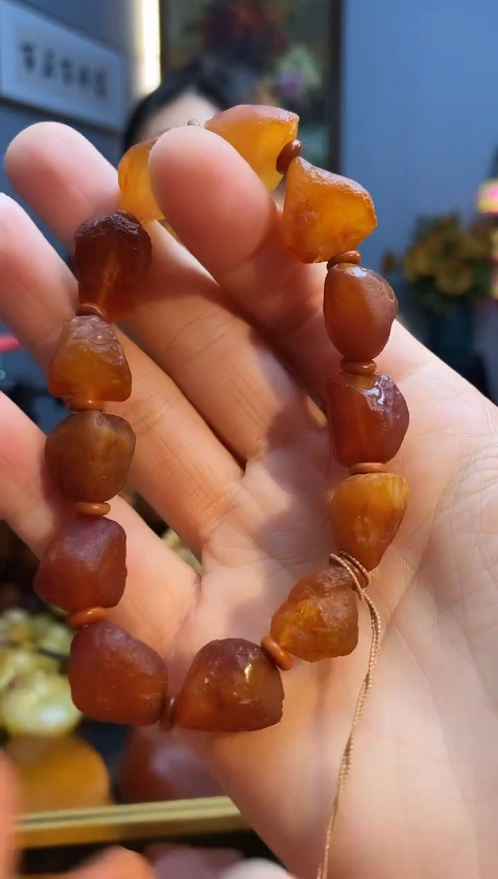 手串琥珀未镶嵌手串
