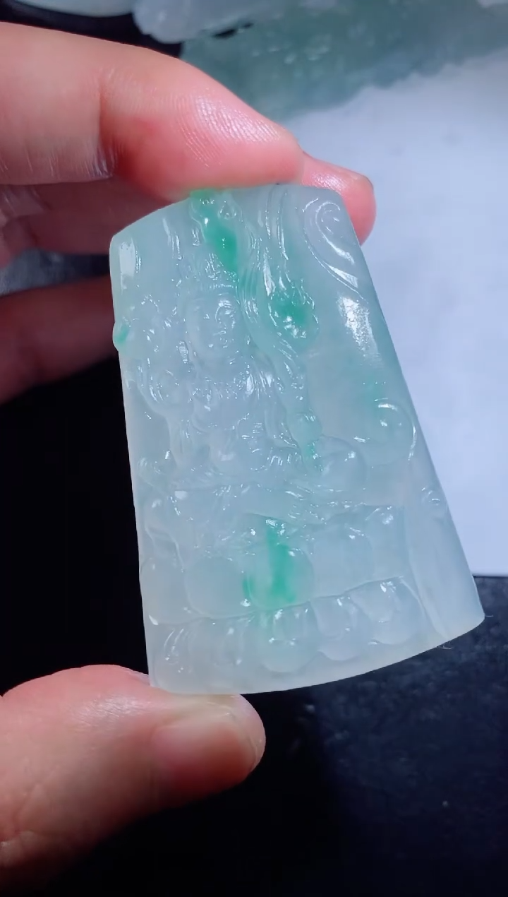 【闪购商品】定制翡翠未镶嵌毛货不支持退换付款后联系客服确认抛光