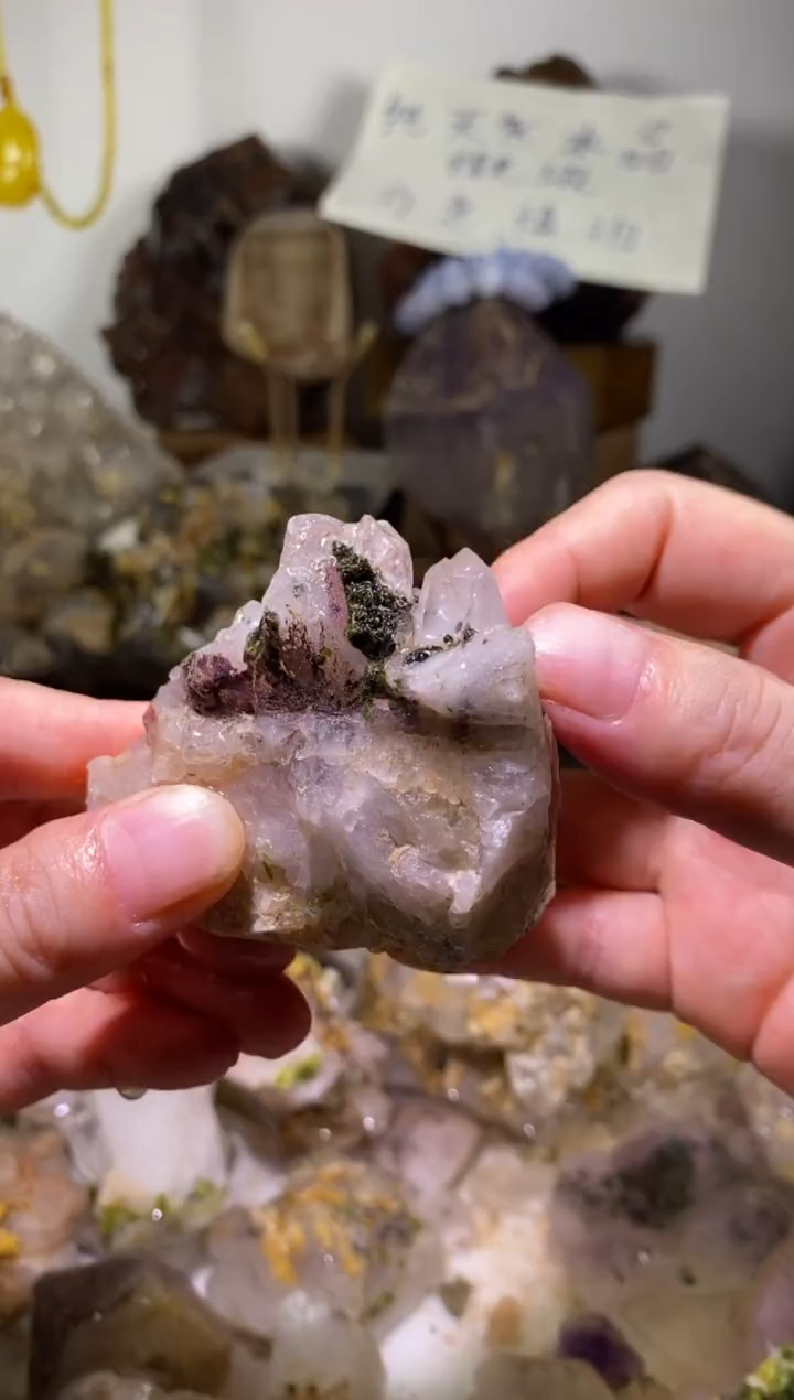 未镶嵌珠宝半成品水晶11号123g四川超七花园水晶