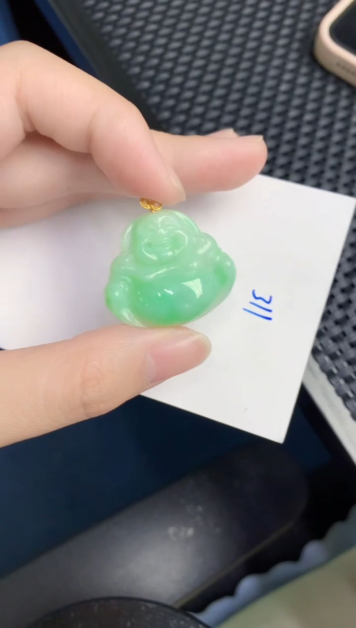 【闪购商品】翡翠颈饰18K金镶嵌0000000000