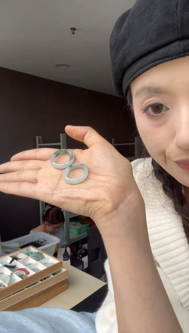 吊坠(不含链)未镶嵌翡翠天然缅甸A货翡翠17#18#圈口