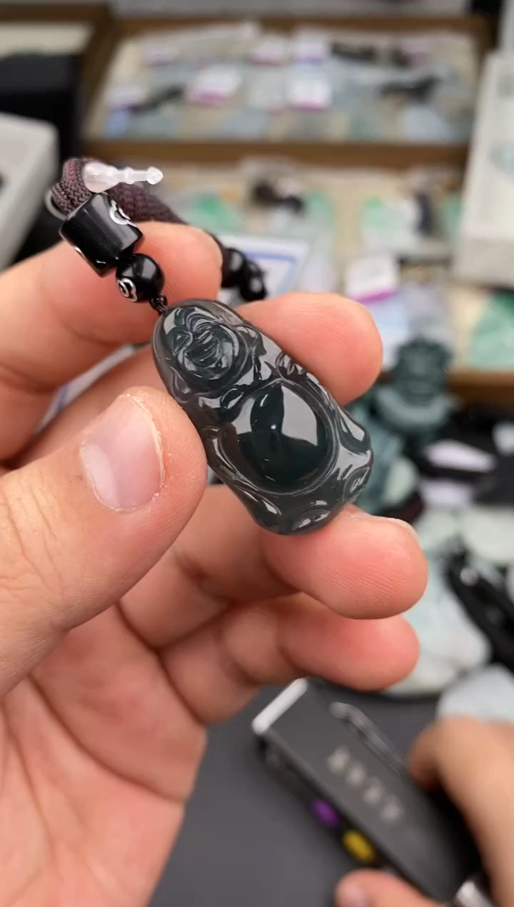 【闪购商品】翡翠颈饰未镶嵌  天然翡翠，一物一图