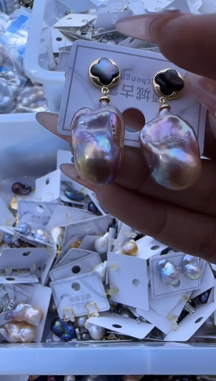 【闪购商品】淡水珍珠耳饰未镶嵌890