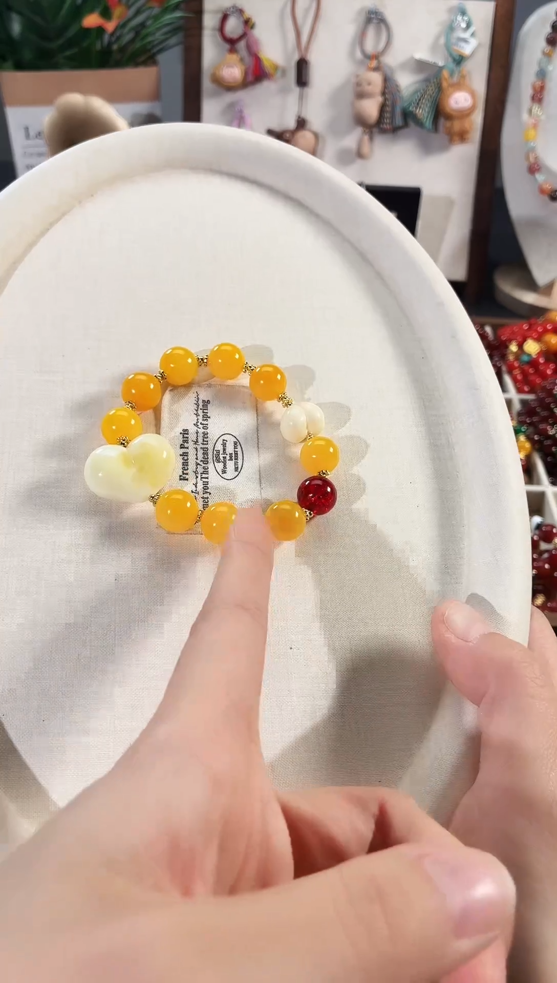 未镶嵌手链玛瑙/玉髓黄玛瑙