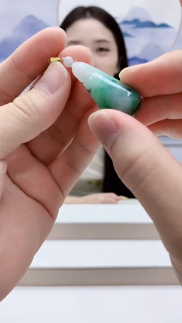 颈饰未镶嵌翡翠5169bb-jj挂件5