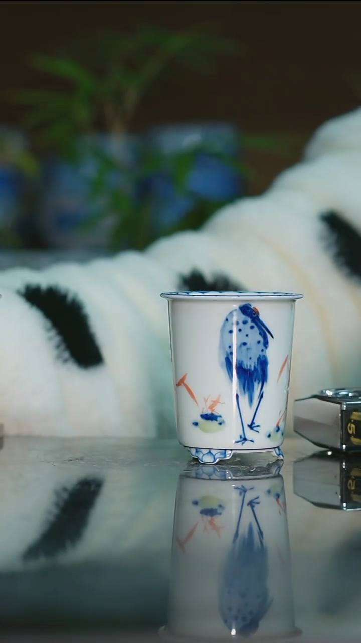 【闪购商品】手绘陶瓷内口5..2高7.5深