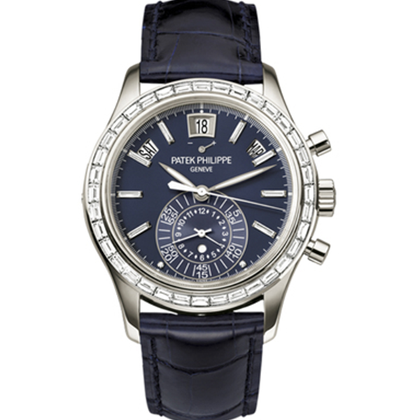 99新 Patek Philippe/百达翡丽 老佛爷/百达翡丽5960铂金后盘后钻