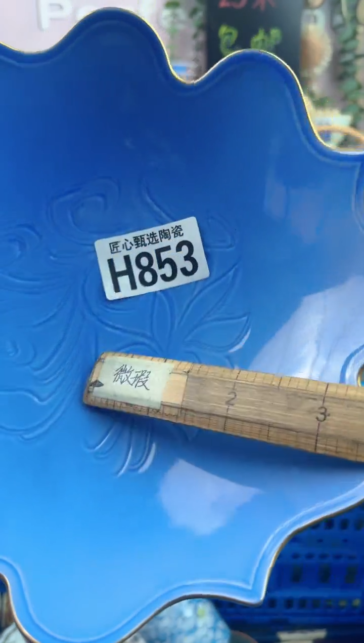 瓷片水**花        H853