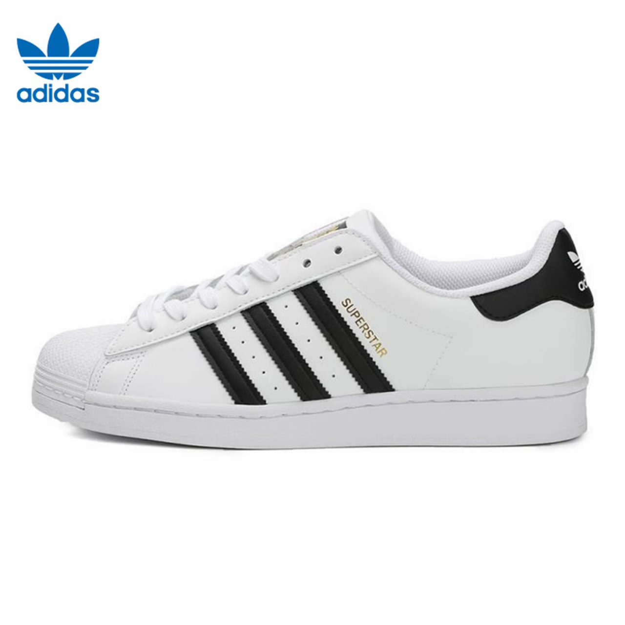ADIDAS SUPERSTAR SHOES 经典金标贝壳头板鞋运动鞋EG4958