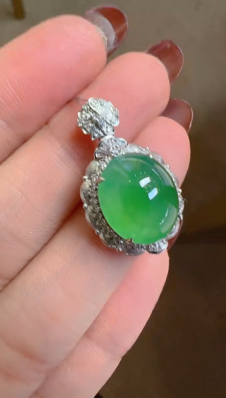 【闪购商品】翡翠吊坠(不含链)18K金镶嵌多样性团购发一件