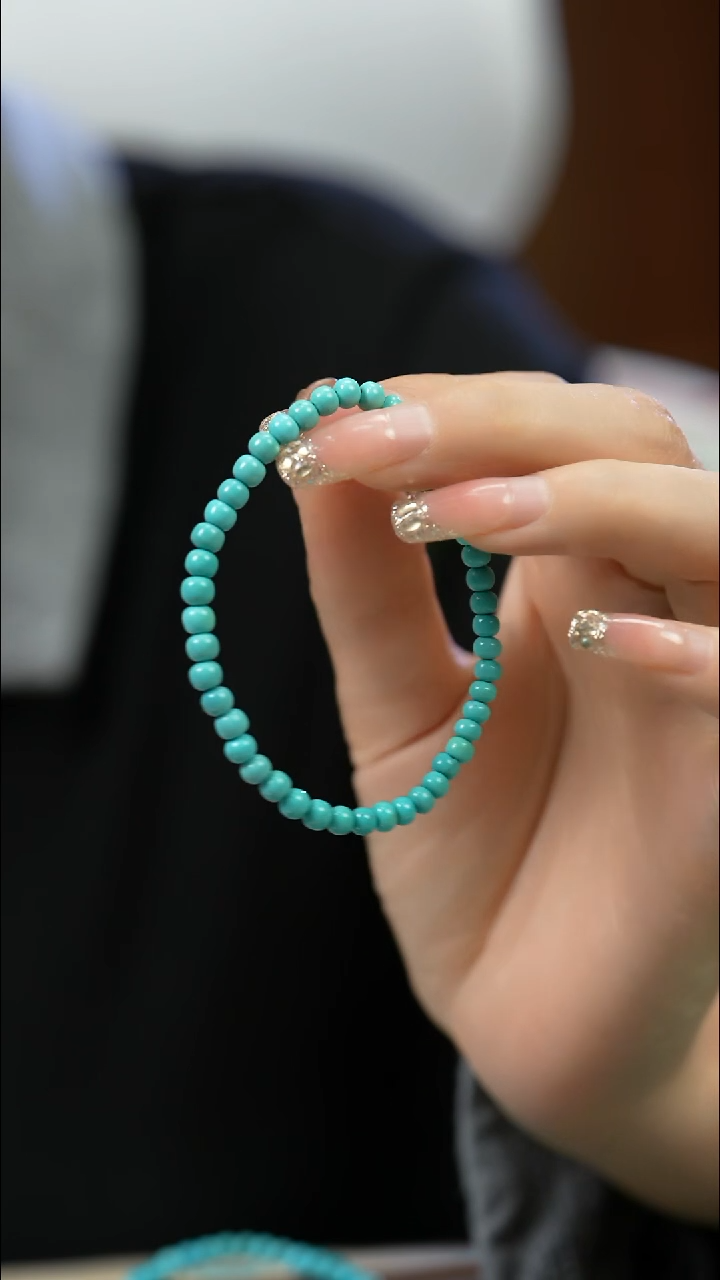 未镶嵌绿松石手串多样性发一