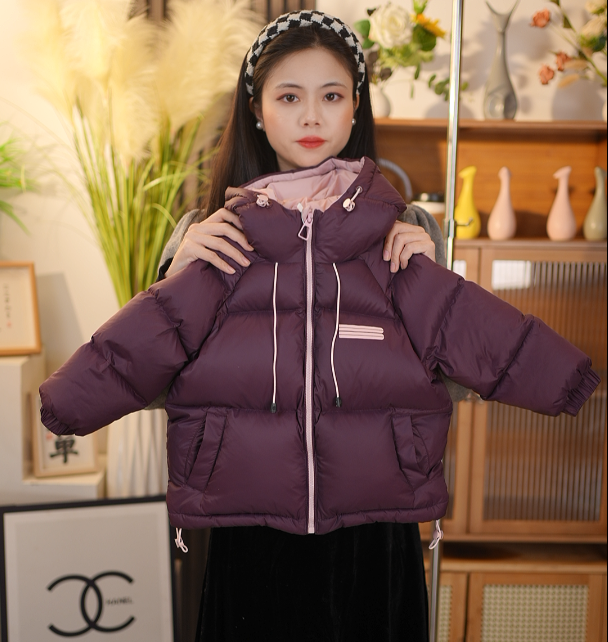 小阿简-新国标白鸭羽绒服儿童宽松连帽加厚保暖男女童洋气冬装