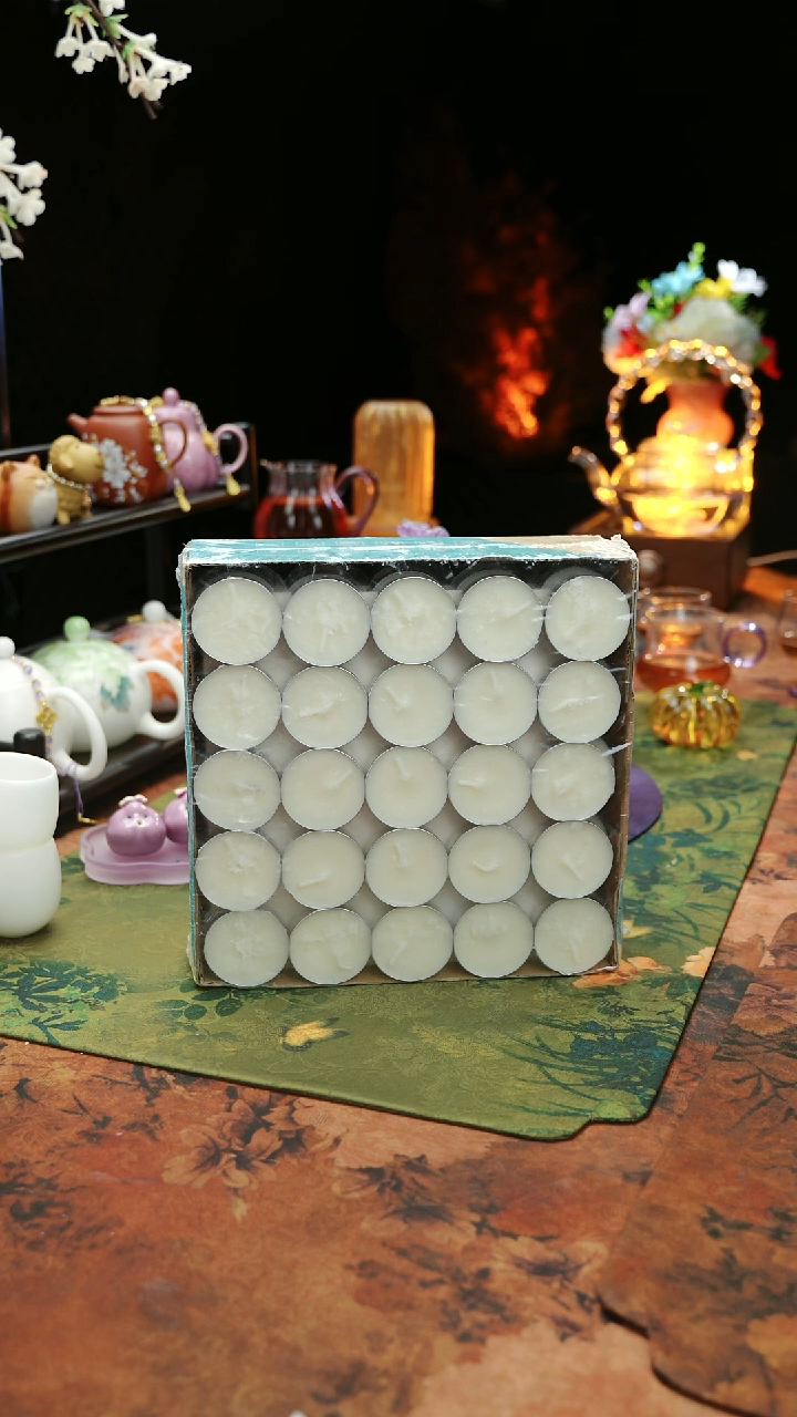 【闪购商品】植物蜡烛4小时100颗茶蜡烛