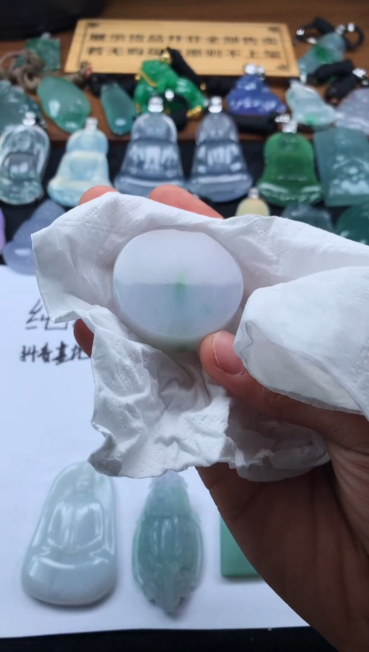 定制翡翠未镶嵌5888毛货不退不换