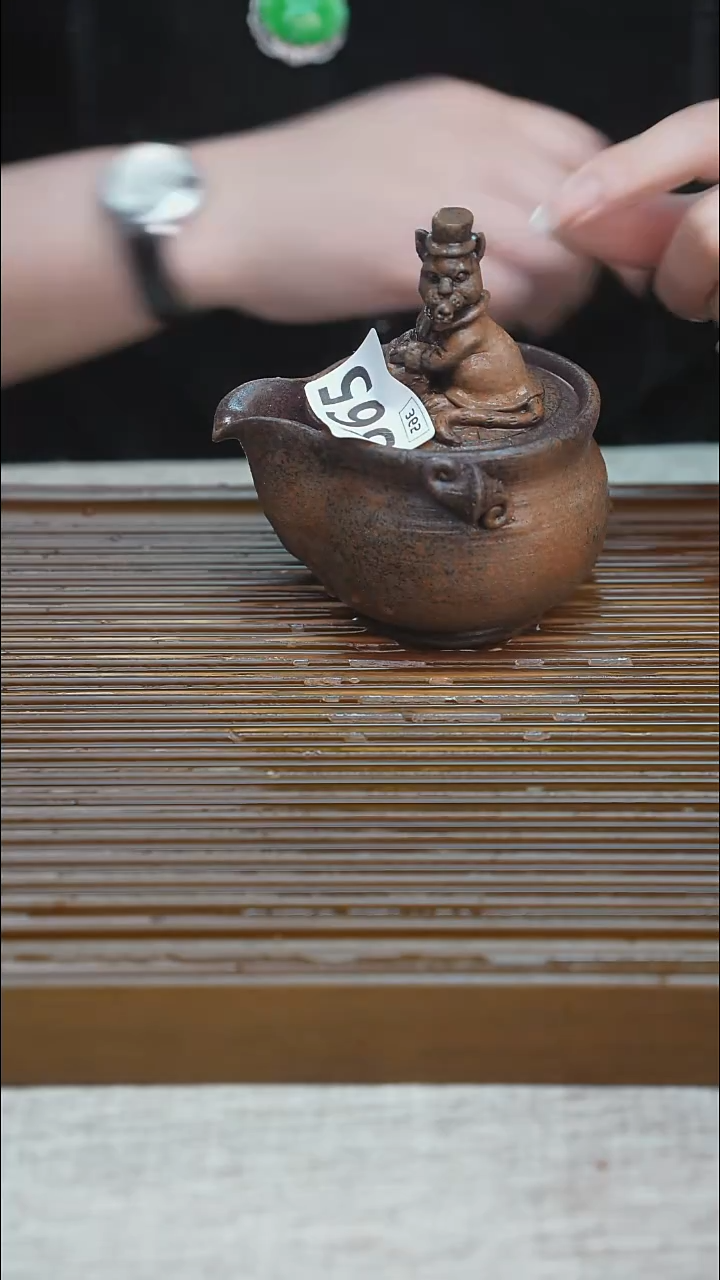 纯手工粗陶茶具每一只不一样