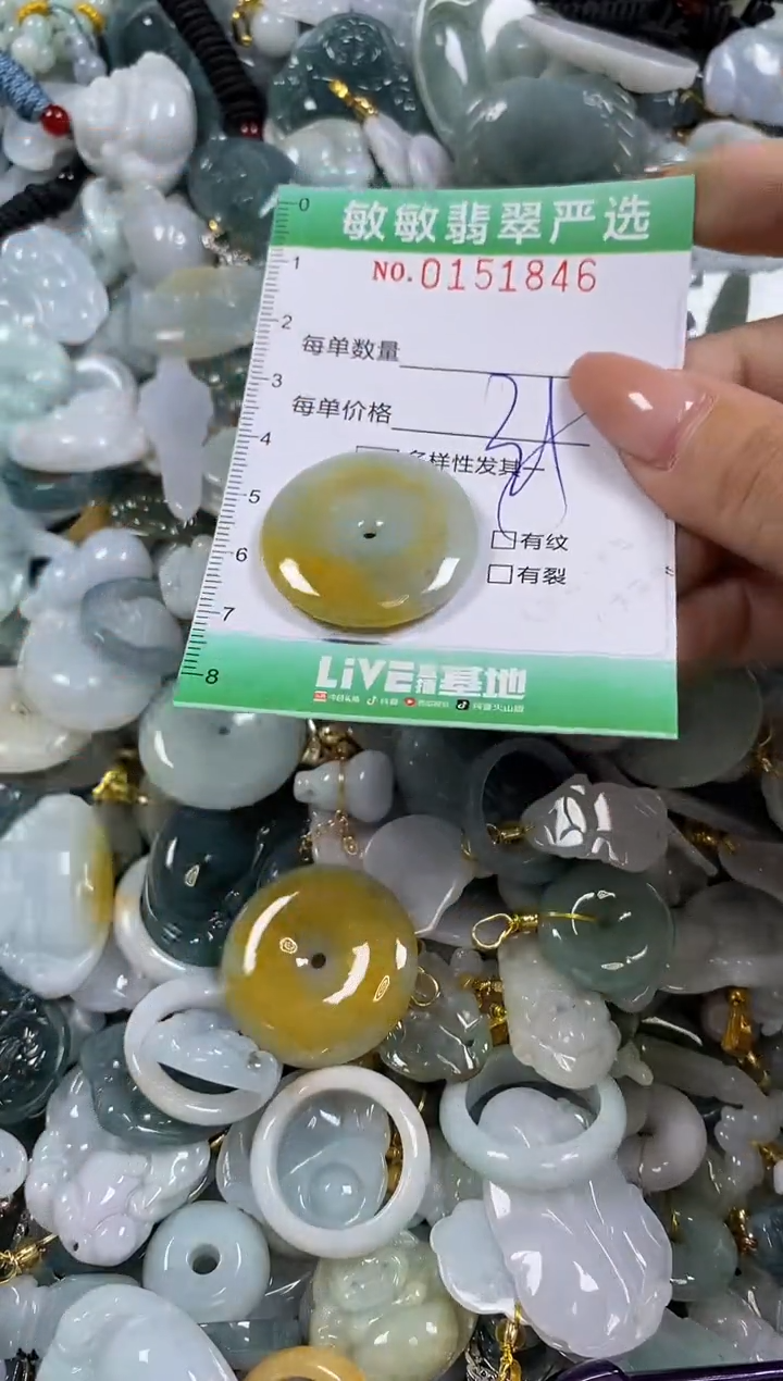 翡翠未镶嵌颈饰闪购0151846