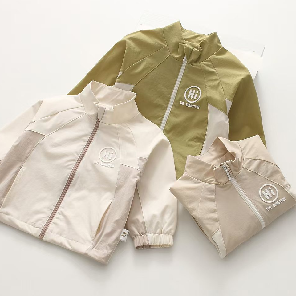 男宝2025春款上衣彬彬少年双层开衫外套5144