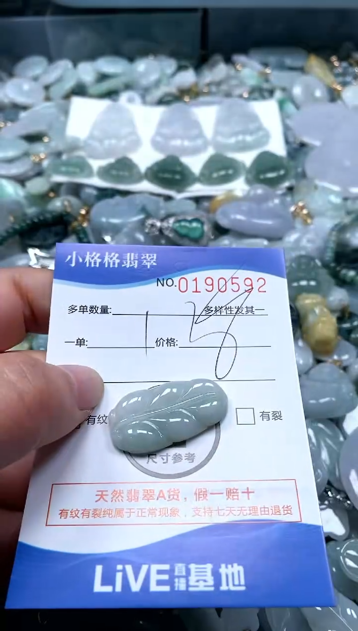 【闪购商品】翡翠颈饰未镶嵌闪购商品0190592