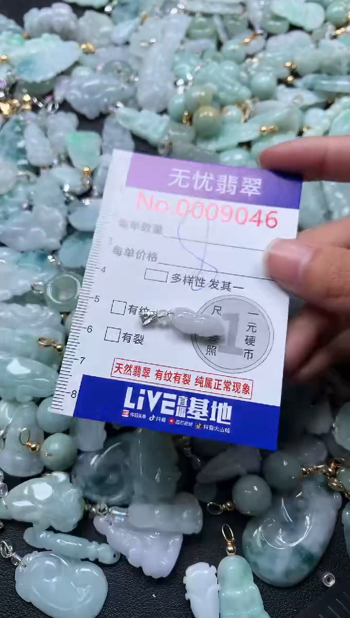 颈饰未镶嵌翡翠9046