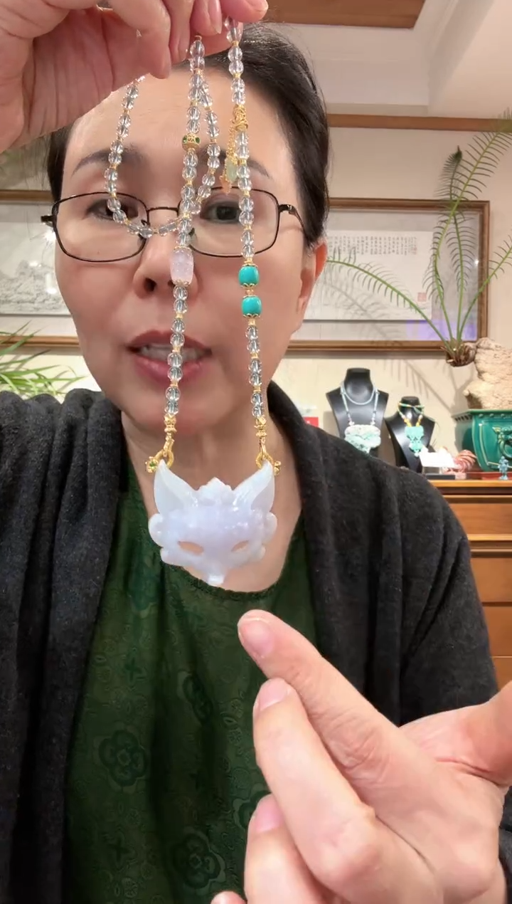 【闪购商品】翡翠颈饰未镶嵌国风