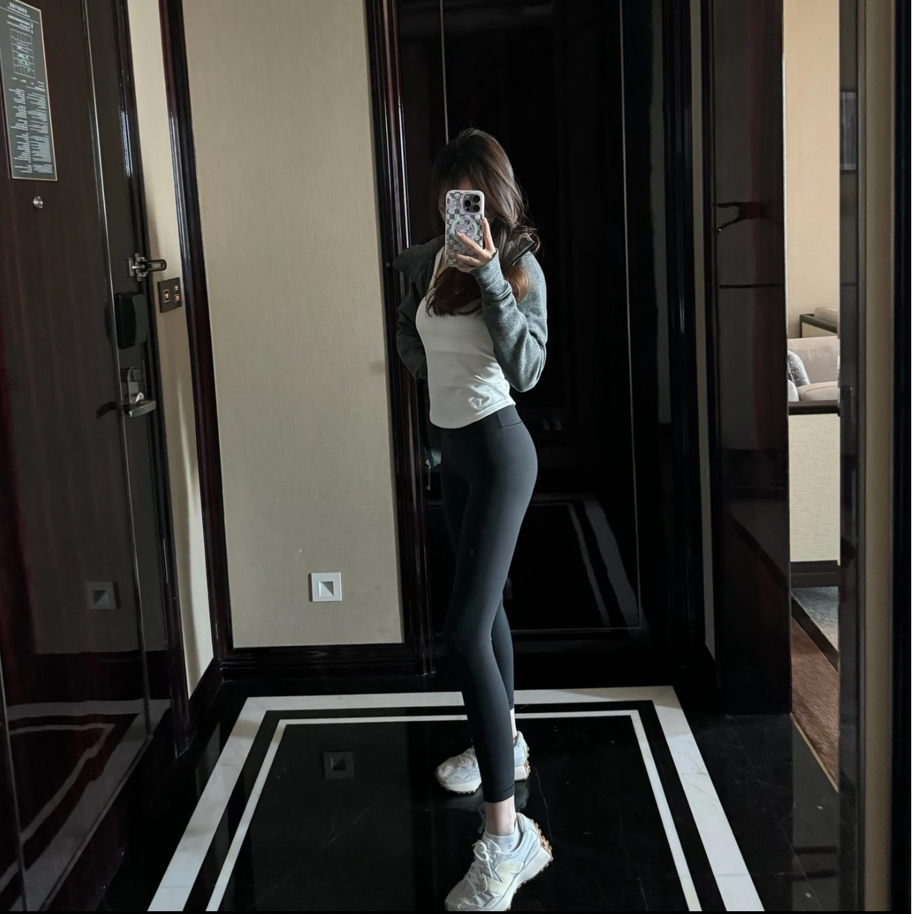 2025春季新款高腰提收腹外穿百搭瑜伽裤K5076