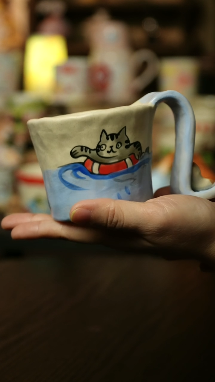 【闪购商品】杯子陶瓷景德镇高温釉下彩&A629