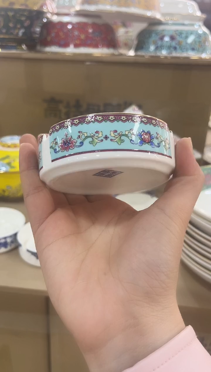 家用烟灰缸-湖蓝色