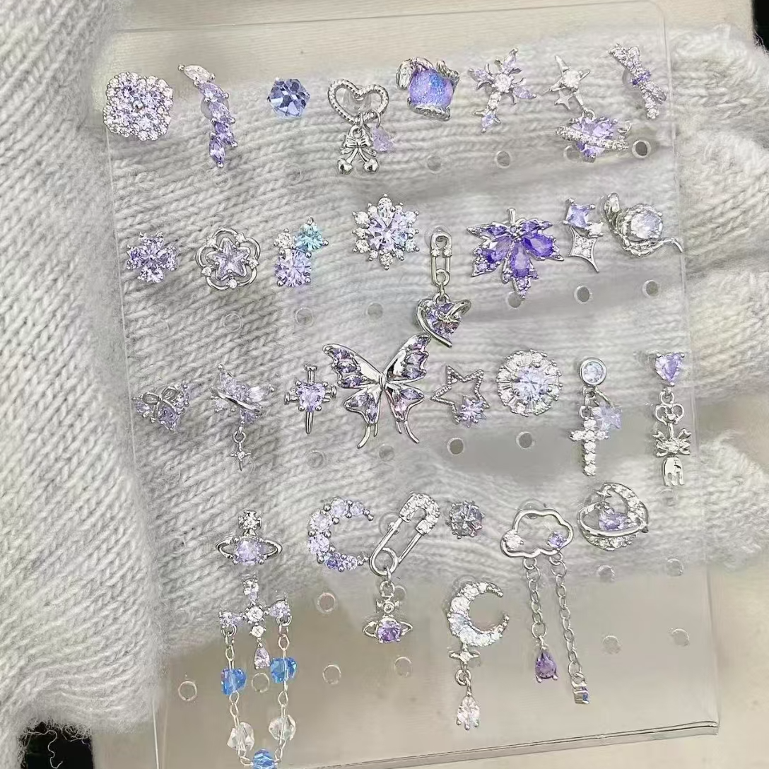 钛钢耳饰 重工A++钛钢异形耳钉