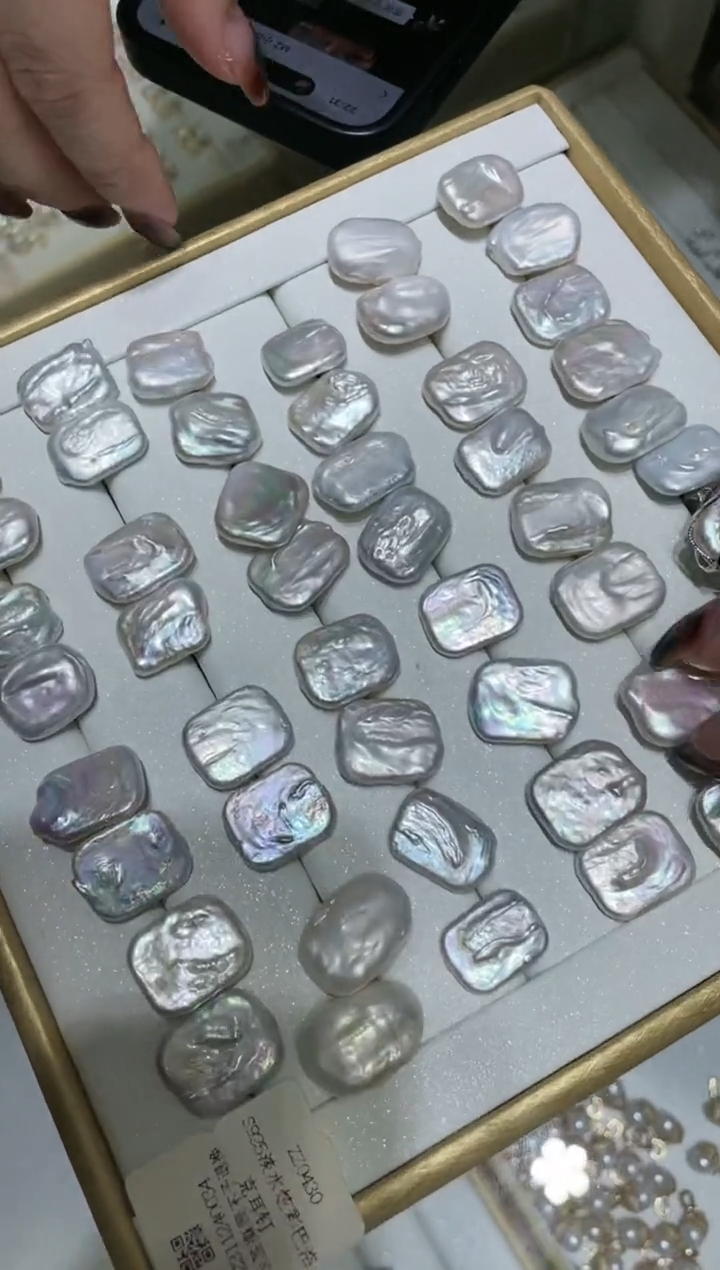 【闪购商品】淡水珍珠耳饰未镶嵌CYX ZZ0430 珍珠耳钉 多样发一