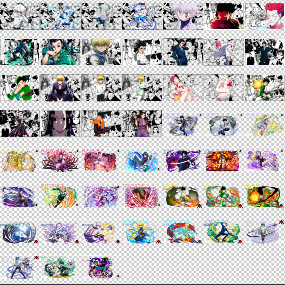 【全职猎人】 二创水晶砖 动漫周边盲盒（主播代拆）