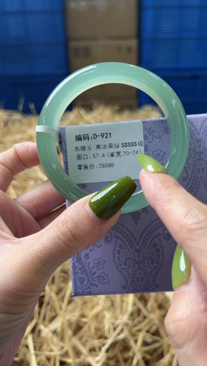 未镶嵌手镯石英质玉D921