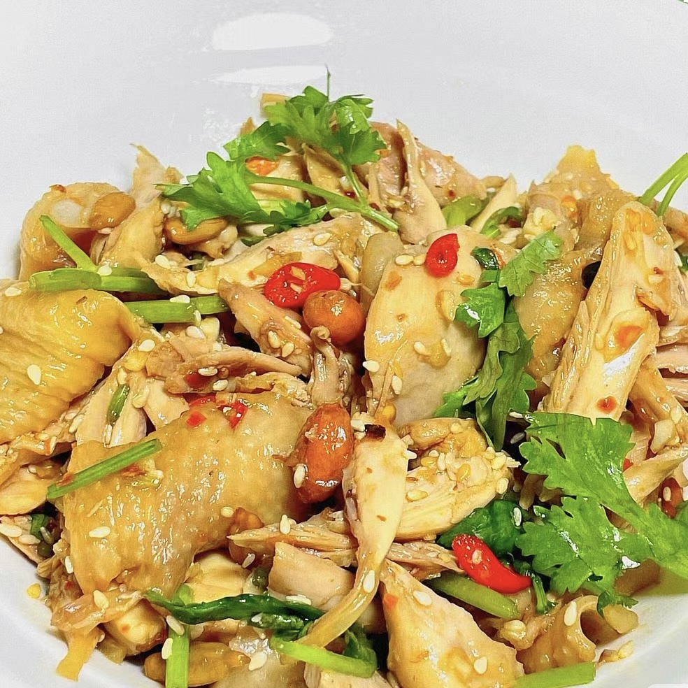 【冷吃夏季必备，每日现做现发】吴震懋门店同款/鲜卤|特色手撕鸡美食500g·短保新熟食解馋小零食