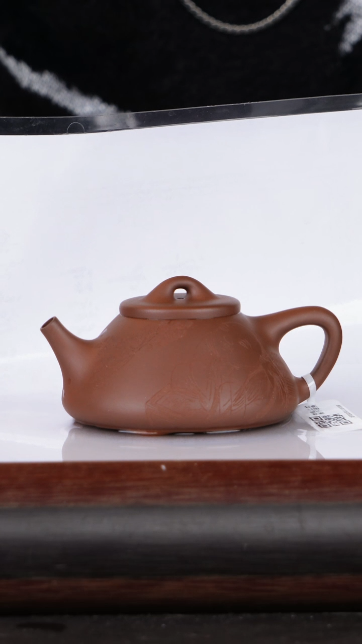 【闪购商品】紫砂茶壶41底槽清子冶石瓢