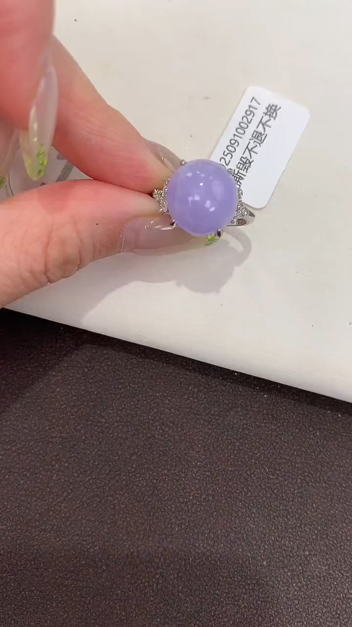 颈饰银S925镶嵌翡翠天然缅甸a货翡翠