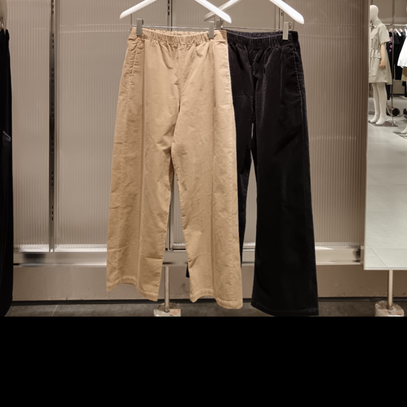 原单商场同款2025秋季新款灯芯绒直筒休闲裤5P9E12190