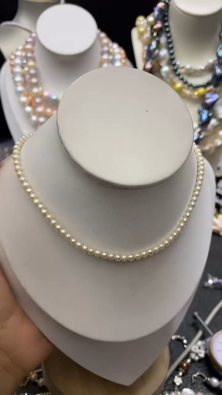 颈饰未镶嵌淡水珍珠多人