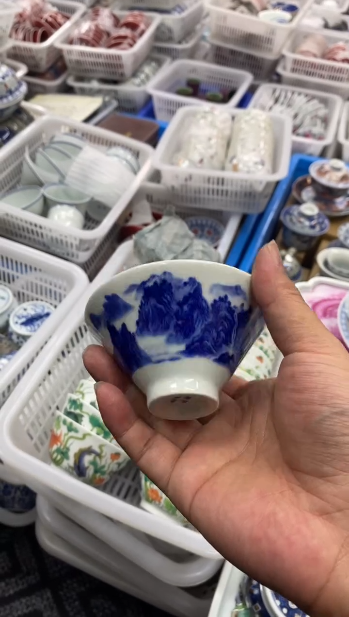 陶瓷景德陶瓷茶具容量约80